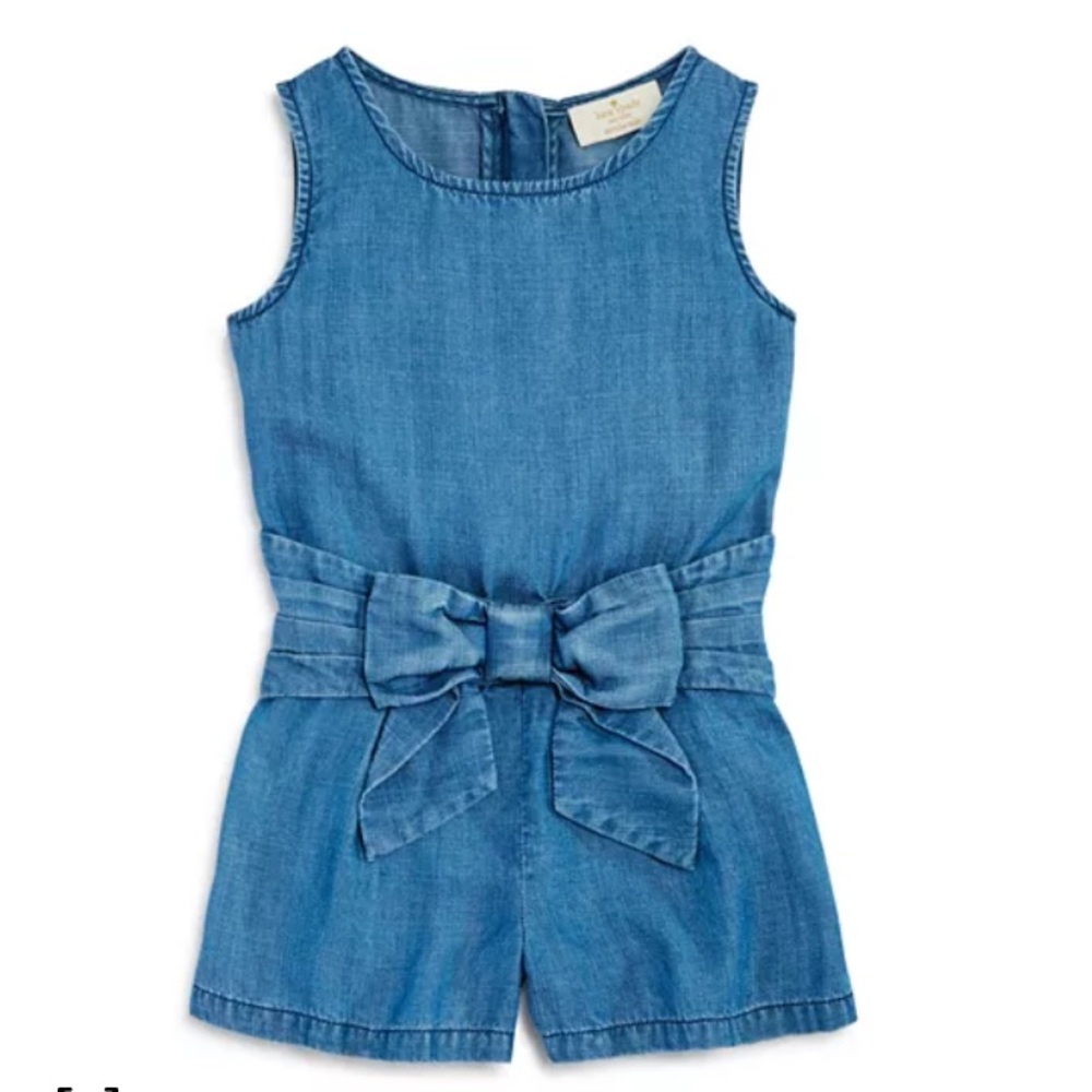 Kate Spade Chambray Girls Romper